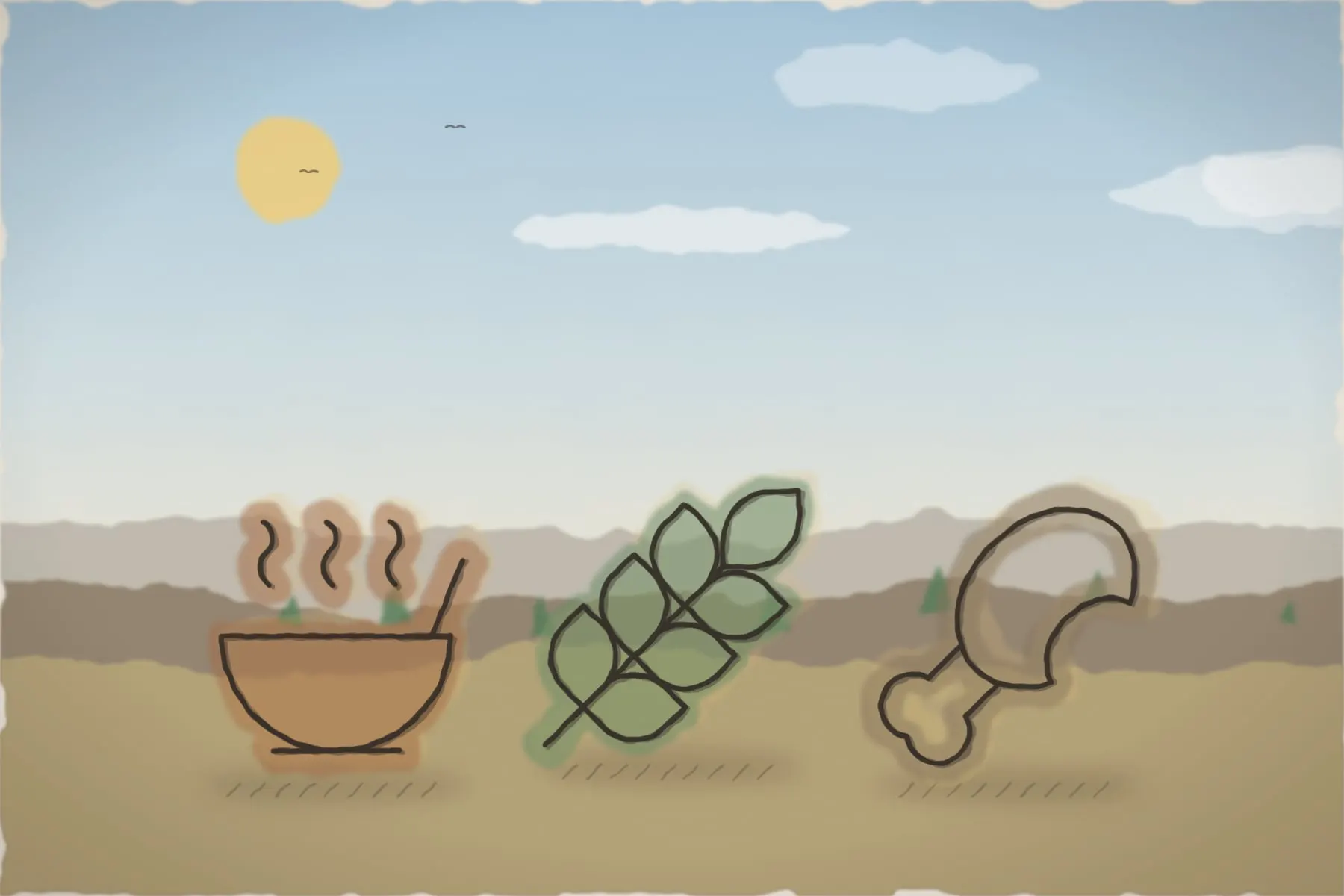 Preparate dobrogene: plăcintă, sarmale și ciorbă (ilustrație)